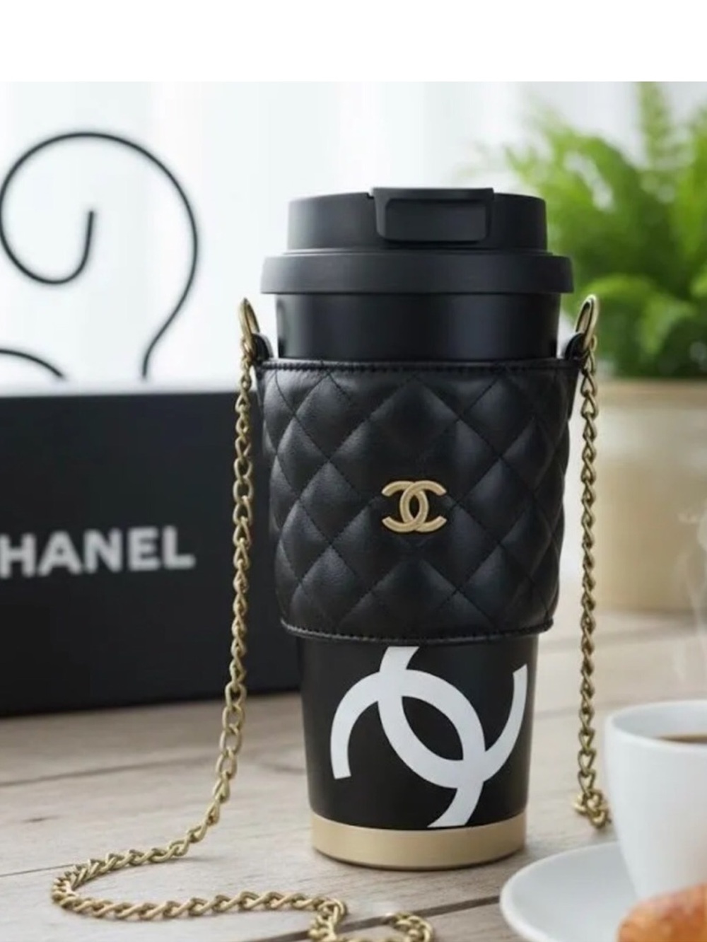 Limited Edition Beaute GWP/VIP Tumbler with Quilted Crossbody Holder